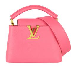 Mini Cappucine, Leather, NFC, Pink/Green, S/DB/B, 3*